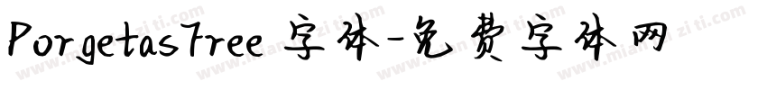 PorgetasFree 字体字体转换